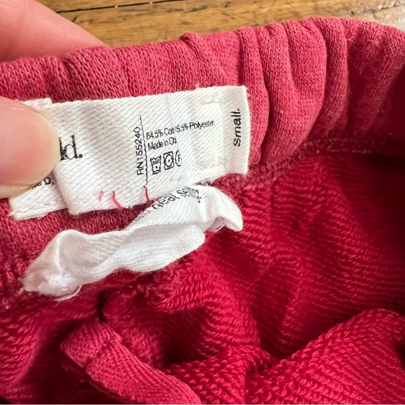 ENTIREWORLD - | Sweatshorts. Women's. Type D, Version 3. Classic Red. Small - Picture 6 of 6